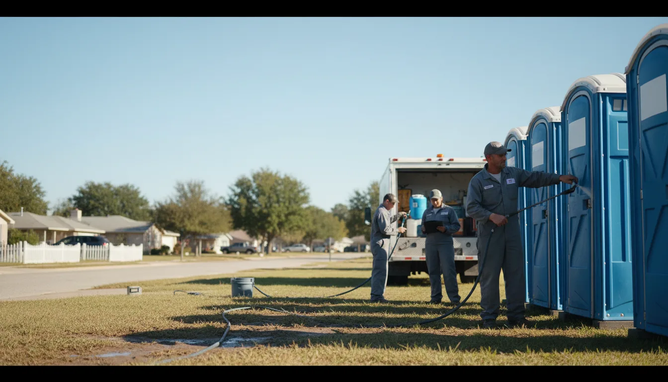 Long-Term Portable Toilet Rental in La Crosse, KS near me